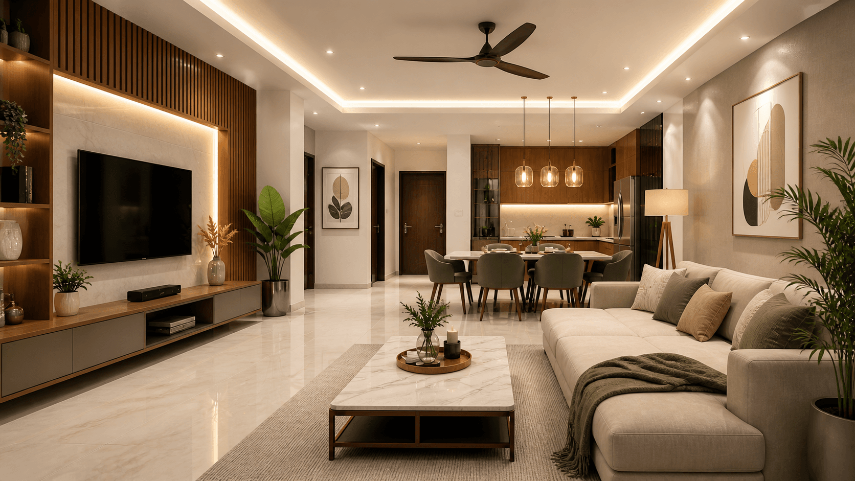 Interior Design Services | Residential, Office & Commercial Interiors – Shamuk India Interior design services by Shamuk India showcasing residential, office, and commercial interiors with modular design, smart storage, and turnkey solutions