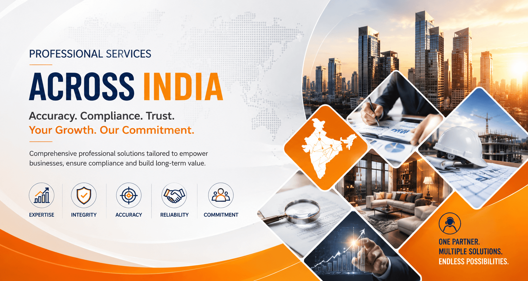 Shamuk India professional services banner featuring valuation, inspection, verification, Chartered Engineer Certification, architecture, investigation, cost vetting, area measurement, and consultancy services across India.